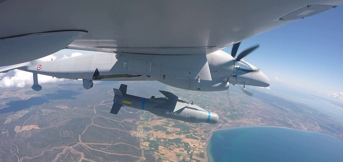 بزرگ‌ترین پهپاد ترکیه به ۳ سلاح تازه مجهز شد / عکس