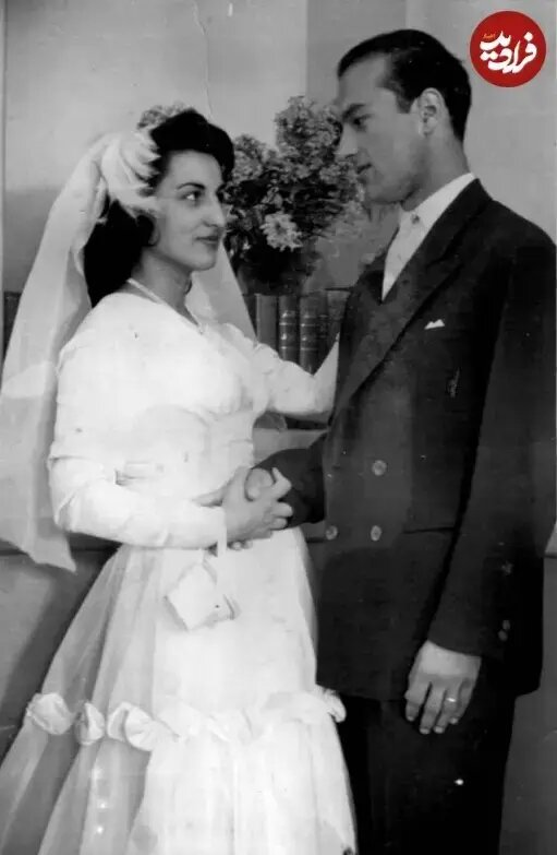 عکس/ علی شریعتی و پوران شریعت‌رضوی در روز عروسی‌شان؛ سال ۱۳۳۷