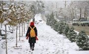 تعطیلی مهدکودک، پیش‌دبستانی‌ و مدارس ابتدایی استان همدان/کولاک شدید برف در گردنه‌های همدان