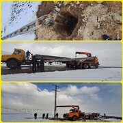 برق لرستان پای کار در شرایط سخت جوی / بازگشت تدریجی برق به روستاهای ذلقی