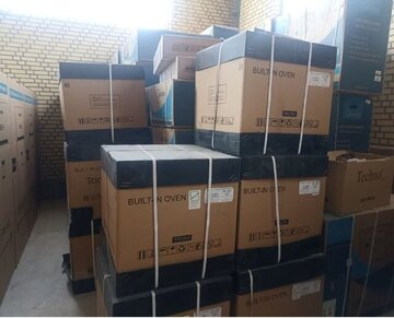 کشف انبار لوازم خانگی قاچاق در تهران