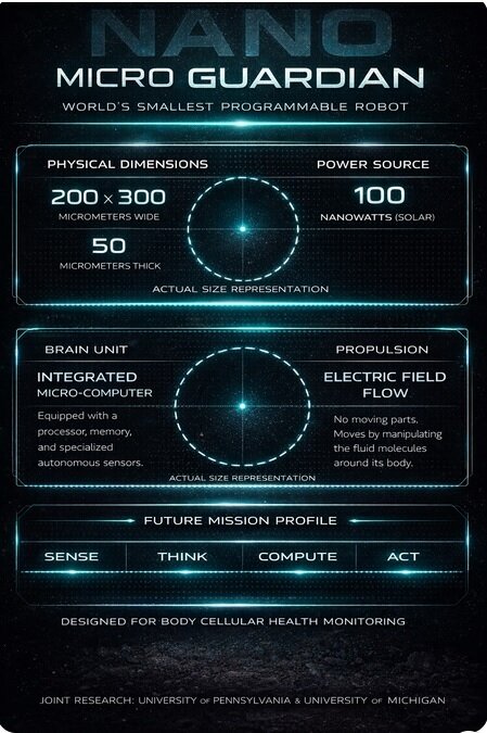 ساخت رباتی که از یک دانه نمک کوچکتر است