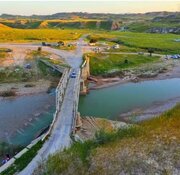 بارش‌های شدید این پل تاریخی را ویران کرد