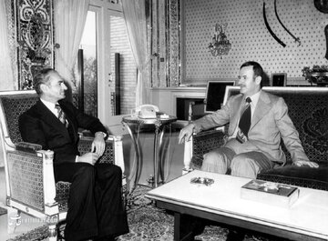 عکس‌/  سفر حافظ اسد به تهران و دیدار با فرح و محمدرضا پهلوی!