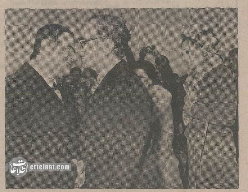 عکس‌/  سفر حافظ اسد به تهران و دیدار با فرح و محمدرضا پهلوی!