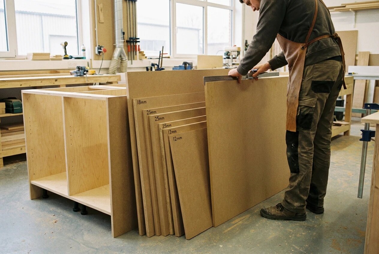 انواع ورق ام دی اف در کارگاه کابینتسازی