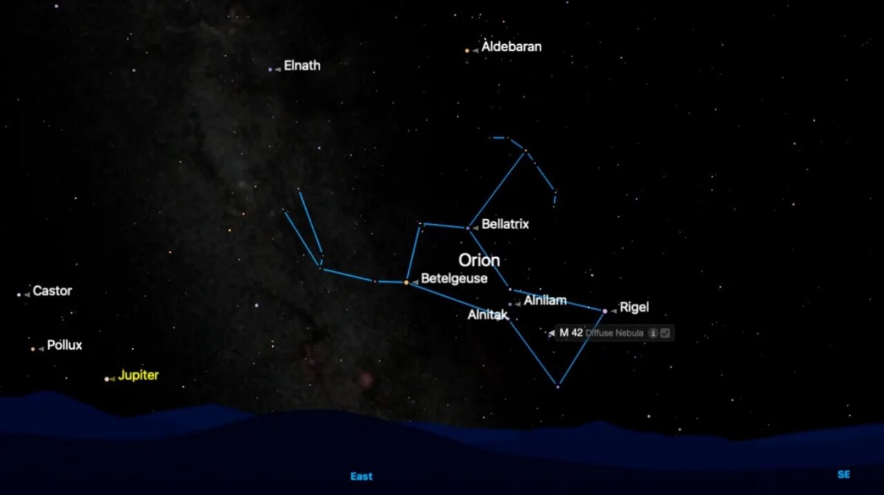 نقشه گنج در آسمان شب؛ از شکارچی تا ملکه