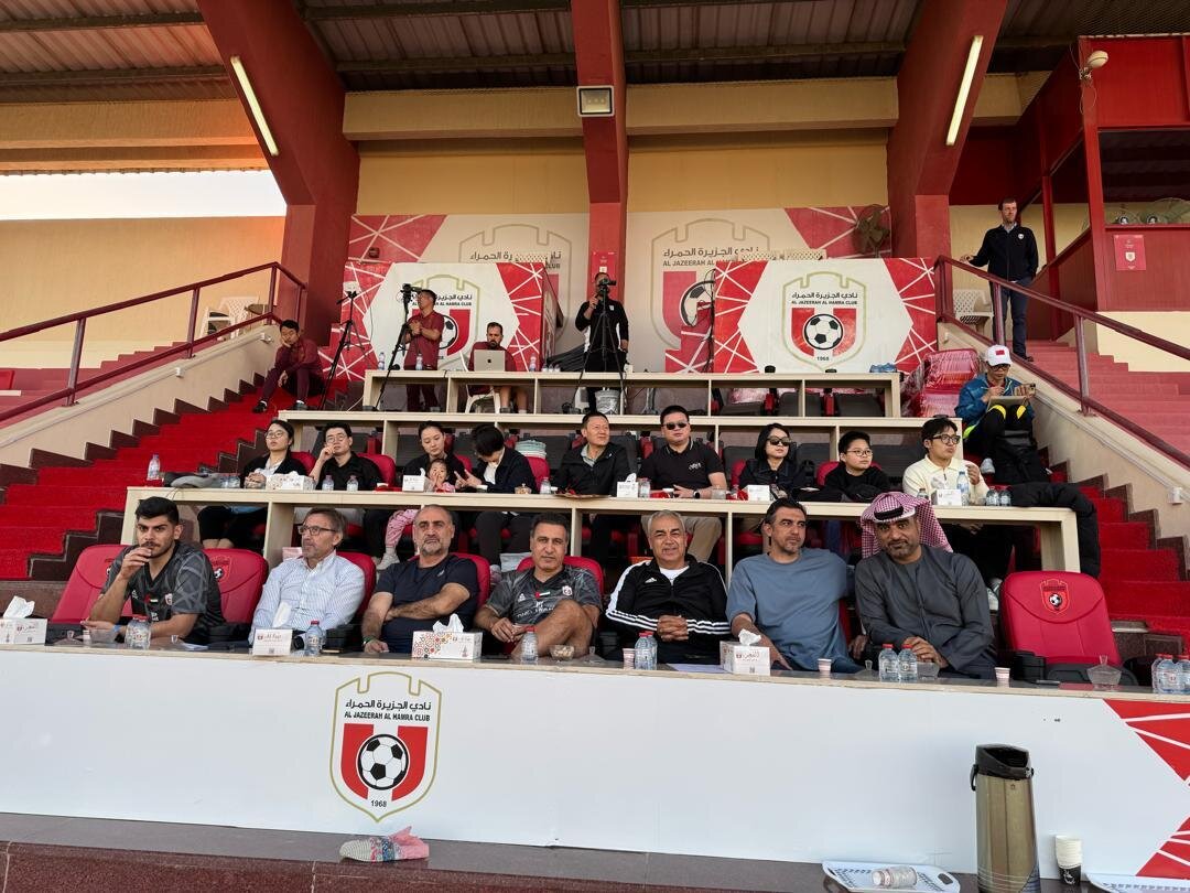 عکس | رحمتی و مهدویکیا تماشاگر برد امیدهای ایران