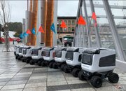 ببینید |  ربات تحویل‌دهنده در لس‌آنجلس موتورسیکلت را سرنگون کرد