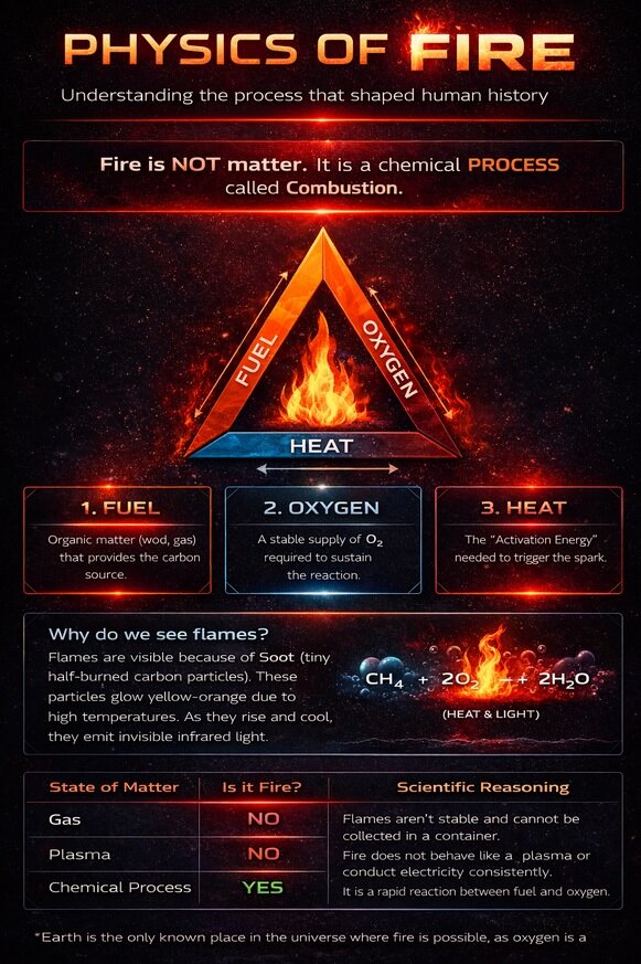 آتش واقعاً چیست؟ / پاسخی که احتمالاً تا امروز اشتباه میدانستید