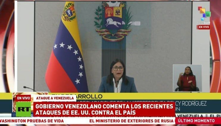 ببینید | پیام تلویزیونی معاون رئیسجمهور ونزوئلا