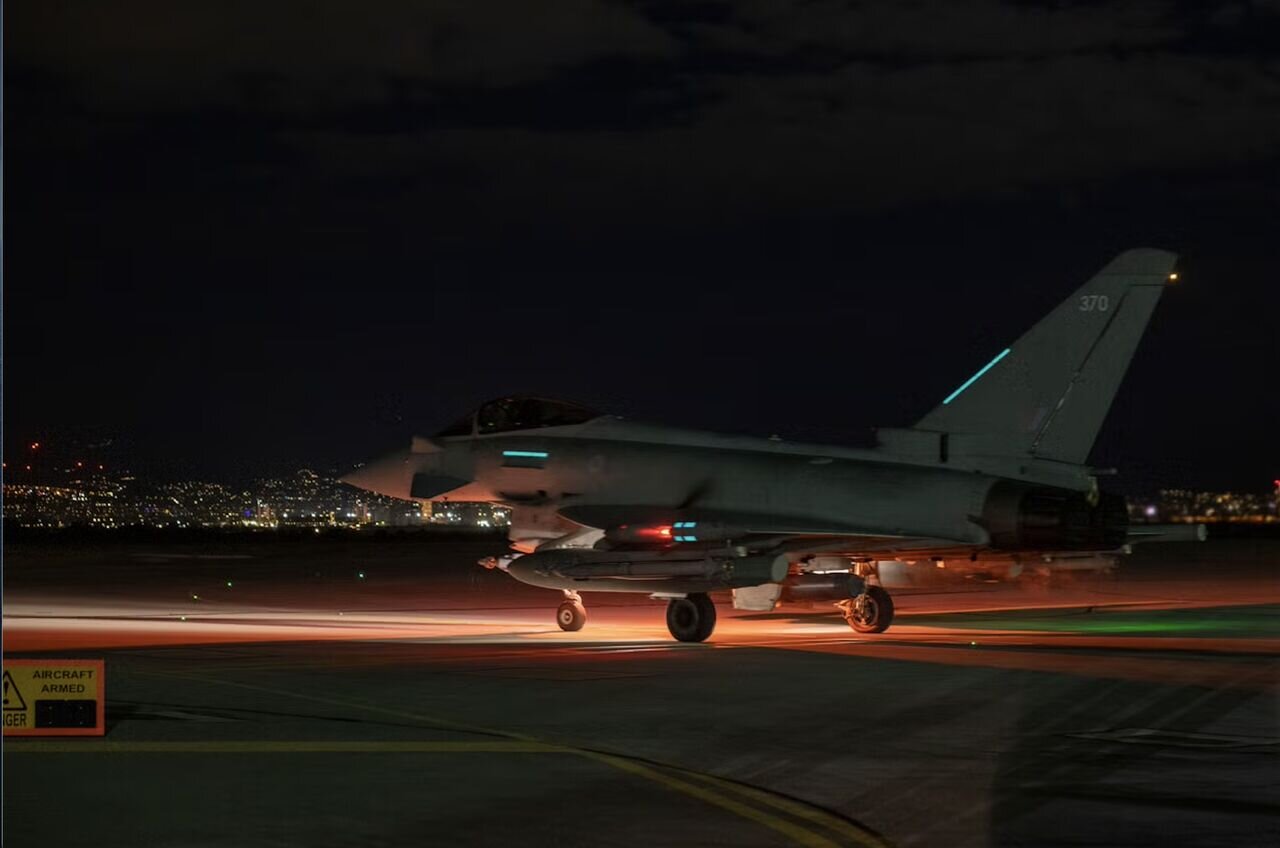 حمله هوایی انگلیس و فرانسه به سوریه