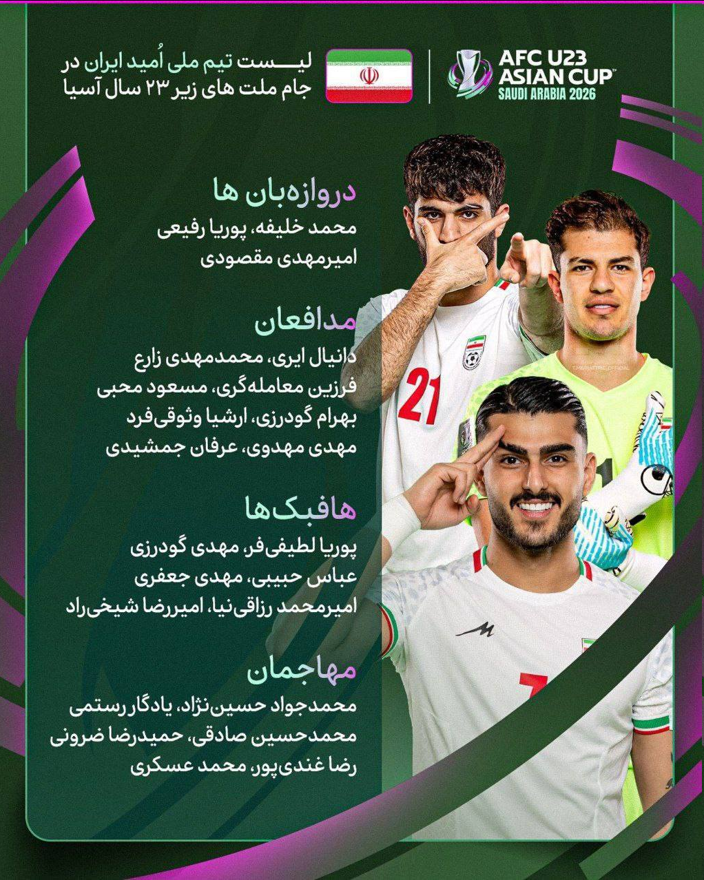 سهمیه پرسپولیس و استقلال برای تیم ملی مشخص شد