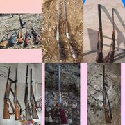 کشف و ضبط ۱۶ قبضه اسلحه از متخلفین زیست محیطی در لرستان