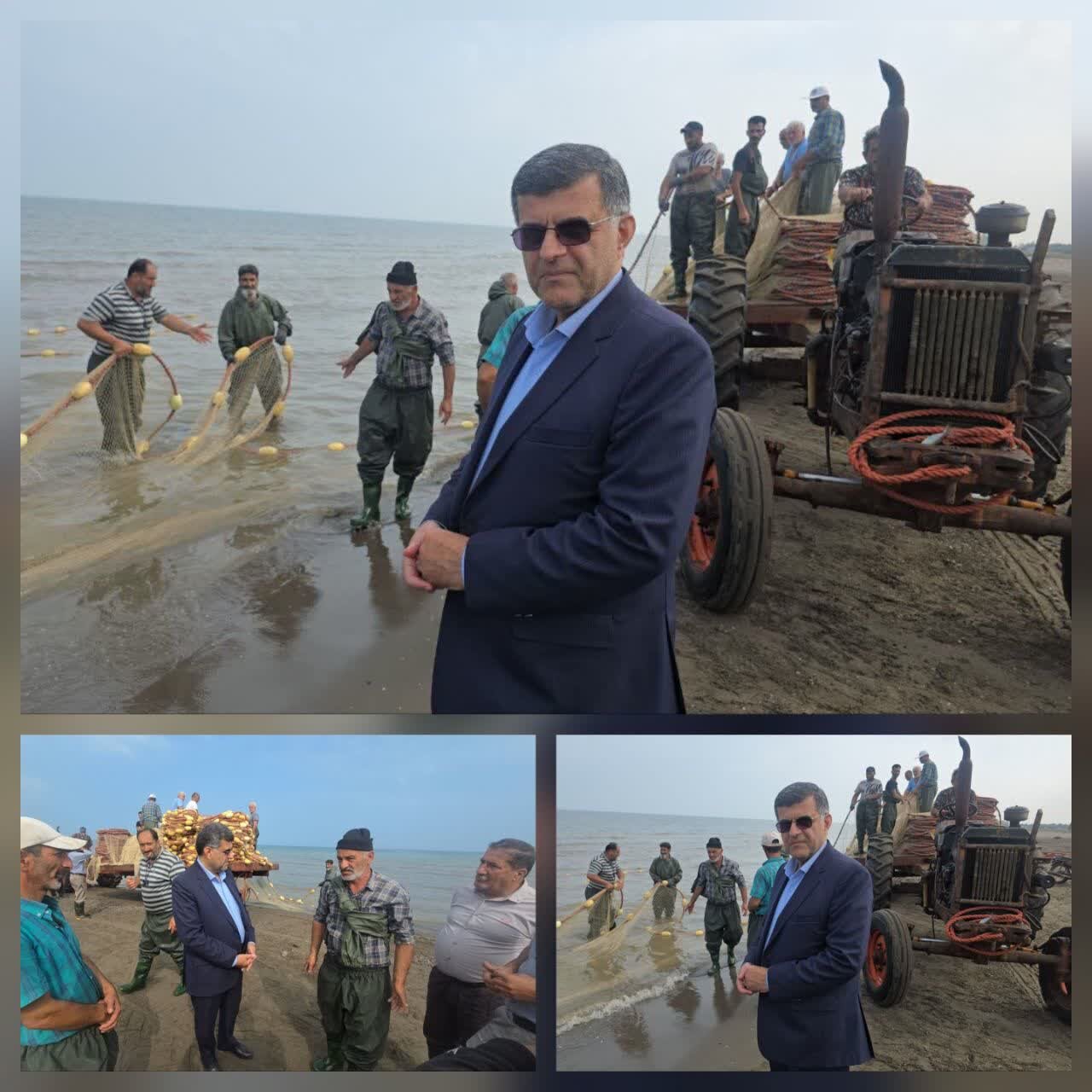 فرماندارآستانه:صید 155 تنی ماهیان استخوانی در ساحل کیاشهر فرماندارآستانه:صید 155 تنی ماهیان استخوانی در ساحل کیاشهر