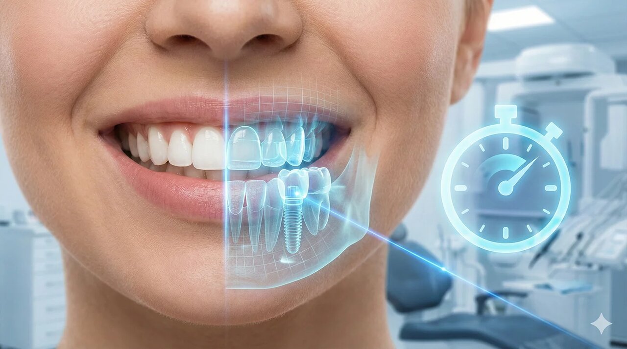آیا واقعا کاشت ایمپلنت یک‌روزه و فوری دندان امکان‌پذیر است؟