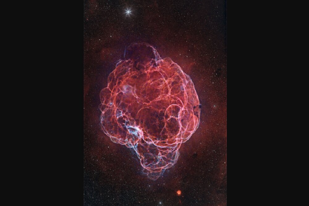 عکس روز ناسا از سحابی اسپاگتی / انفجاری که ۴۰ هزار سال پیش برای نخستین بار دیده شد