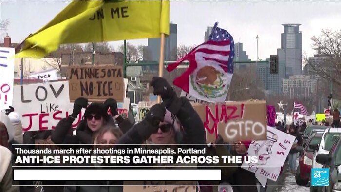 آمریکاییها به خیابان آمدند/ عکس