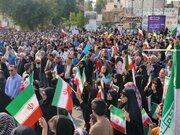 روایت ایسنا از راهپیمایی سراسری در محکومیت اقدامات تروریستی اخیر/ مردم به خیابان آمدند