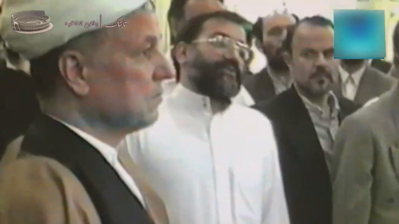 تصاویری از مرحوم هاشمی رفسنجامی در حرم پیامبر