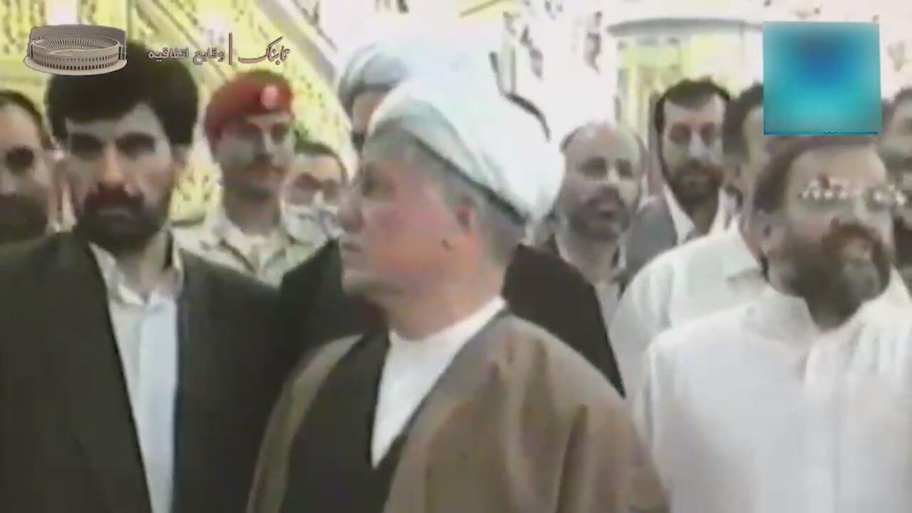 تصاویری از مرحوم هاشمی رفسنجامی در حرم پیامبر