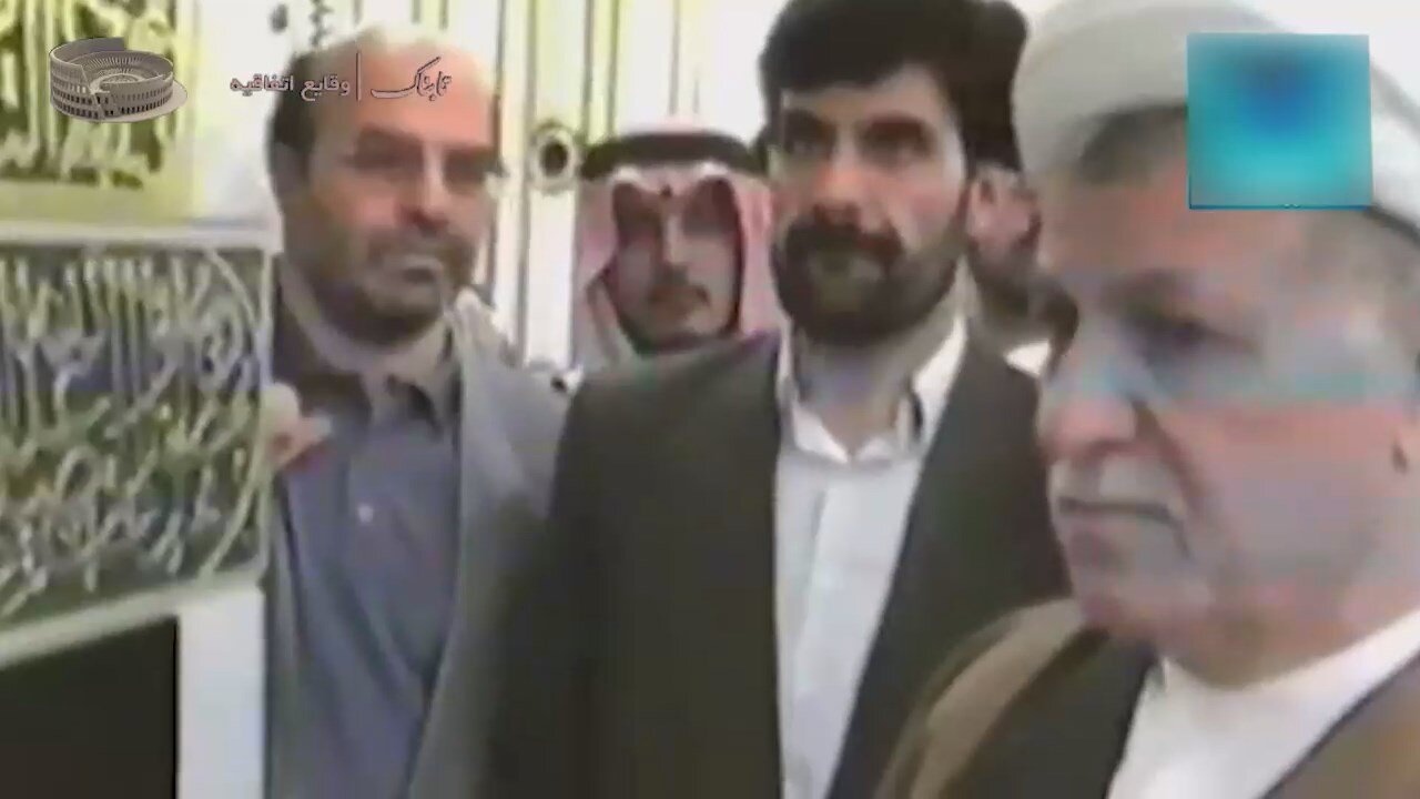 تصاویری از مرحوم هاشمی رفسنجامی در حرم پیامبر