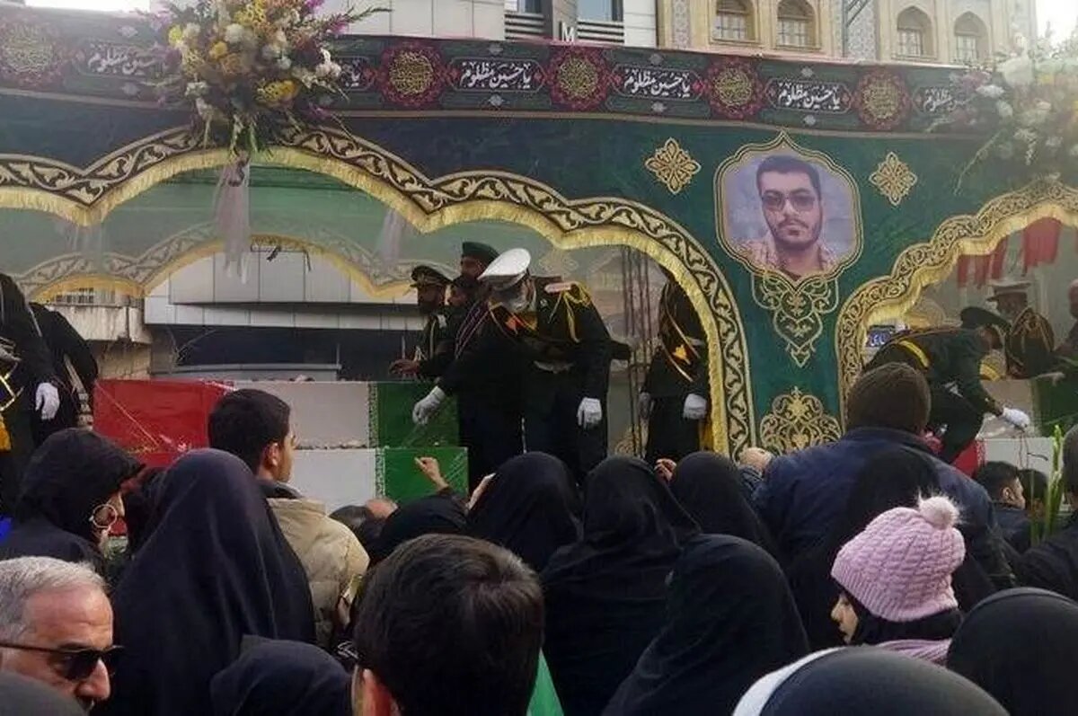 مراسم تشییع پیکر شهدای رخدادهای اخیر/ سعید جلیلی در میان جمعیت + تصاویر