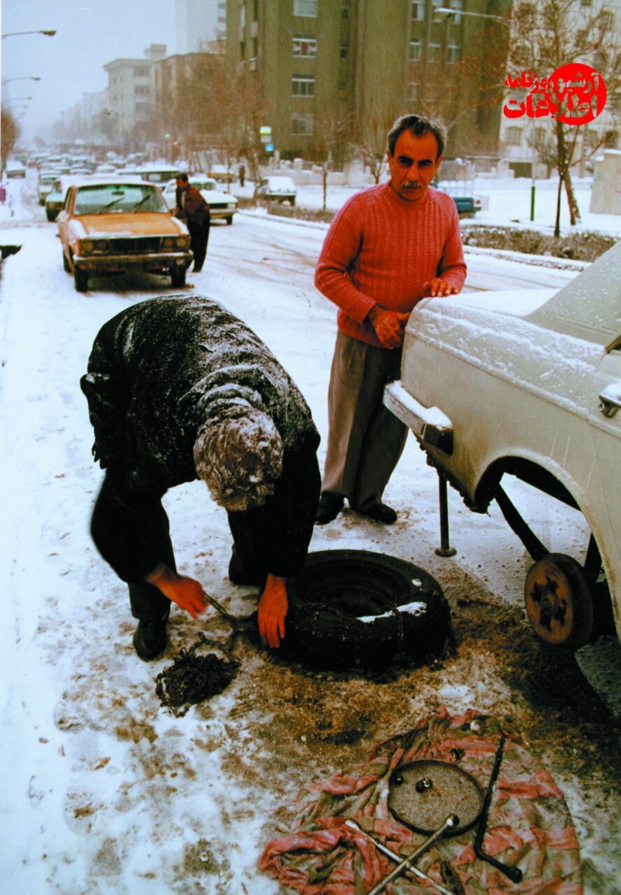عکسهای تماشایی از تهران برفی در دی ۱۳۷۴