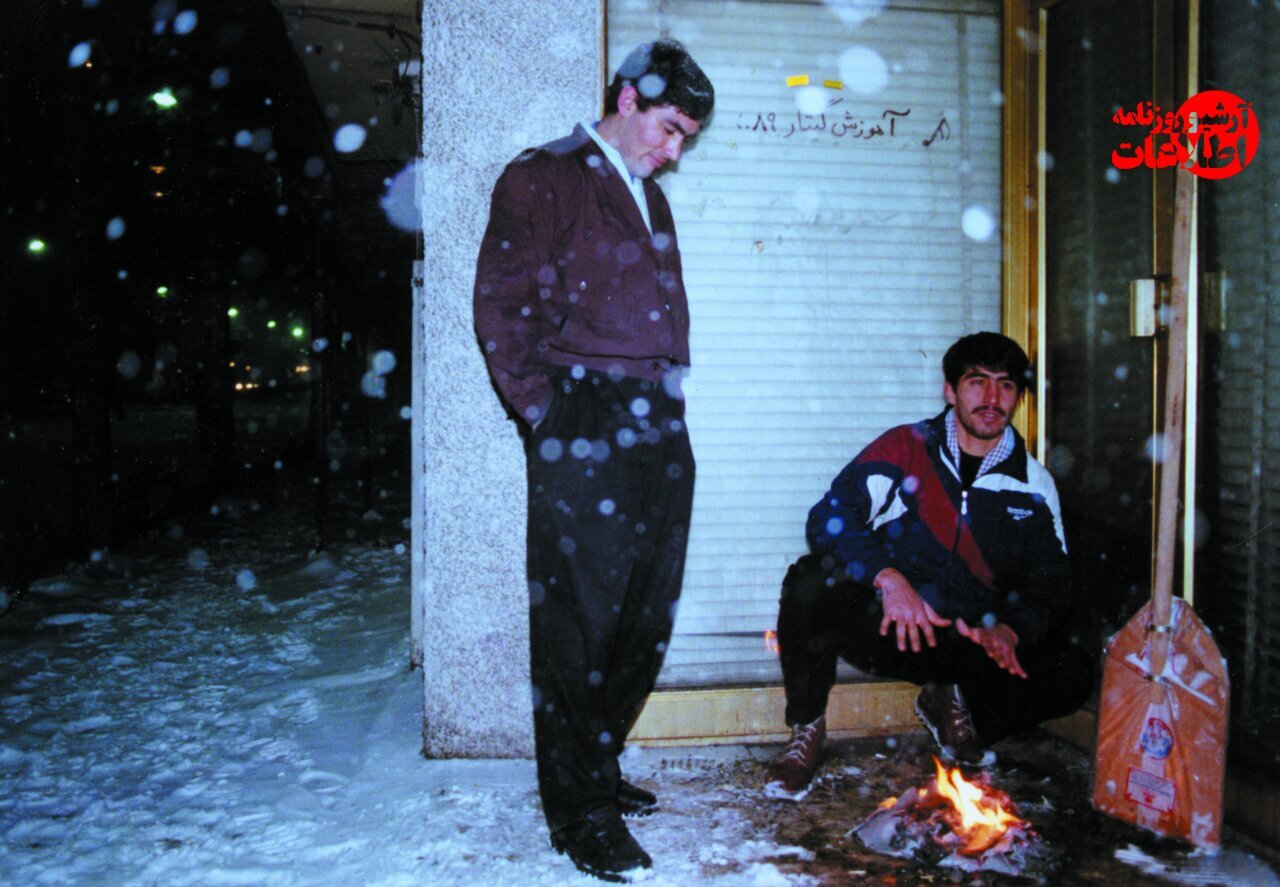 عکسهای تماشایی از تهران برفی در دی ۱۳۷۴