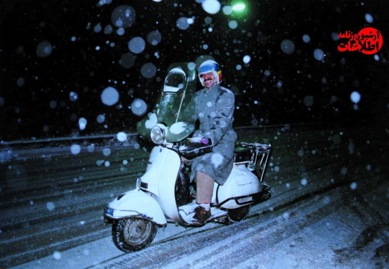 عکسهای تماشایی از تهران برفی در دی ۱۳۷۴