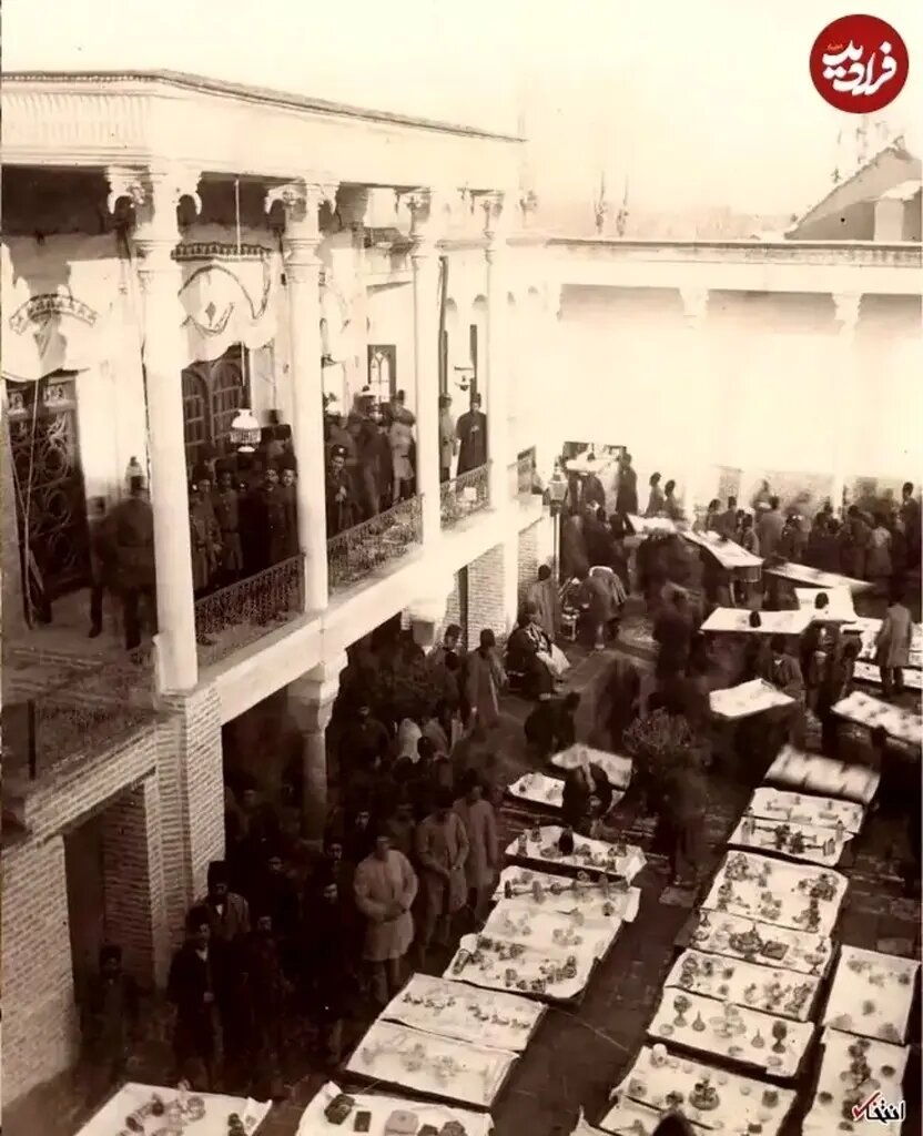 عکسهایی از مراسم عروسی اخترالدوله، دختر ناصرالدینشاه با ملیجک