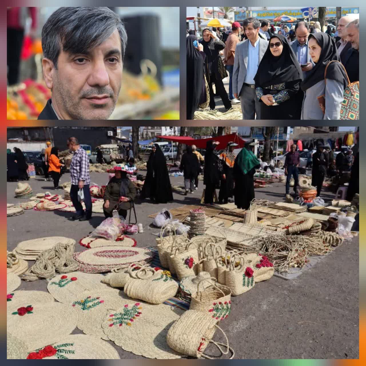 رئیس میراث فرهنگی شهرستان خبر داد:صادرات صنایع دستی حصیری خمام به کشورهای حاشیه خزر و عراق رئیس میراث فرهنگی شهرستان خبر داد:صادرات صنایع دستی حصیری خمام به کشورهای حاشیه خزر و عراق