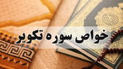 سوره تکویر و آنچه درباره آثار و فضایل آن نقل شده است