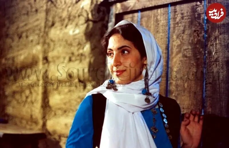 تصویری از «فاطمه گودرزی» در یک فیلم با لباس محلی 34 سال قبل