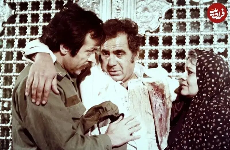 ناصر ملک مطیعی، ایرج قادری و مهری ودادیان در فیلم «چلچراغ» 49 سال پیش