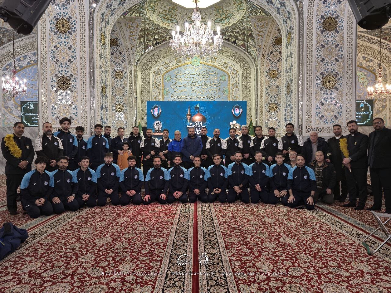 عکس | حضور معنوی تیم استقلالیها در حرم امام رضا (ع)