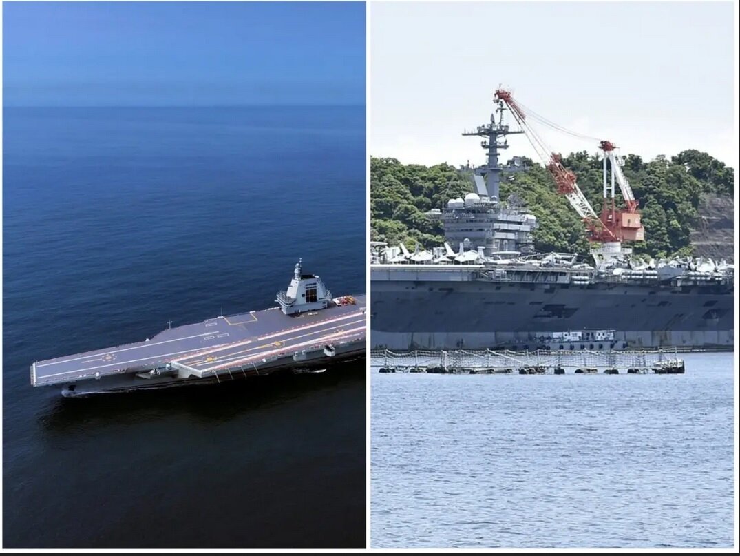 تقابل در اقیانوس / مقایسه ناوهای هواپیمابر آبراهام لینکلن و فوجیان