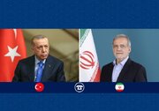 پزشکیان در تماس تلفنی با اردوغان «شروط ایران برای بازگشت به دیپلماسی» را تشریح کرد؛ اقدامات تهدیدآمیز در منطقه باید کنار گذاشته شود