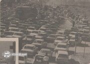 عکس‌هایی از ترافیک وحشتناک تهران در زمستان ۱۳۵۴