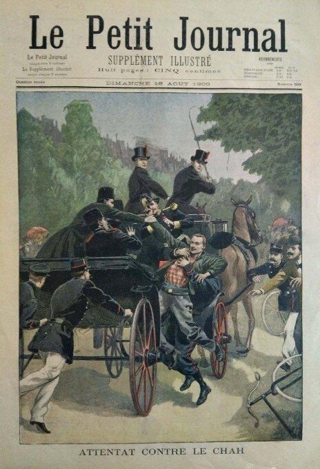 سوءقصد به جان مظفرالدین‌شاه در پاریس، از زبان خودش