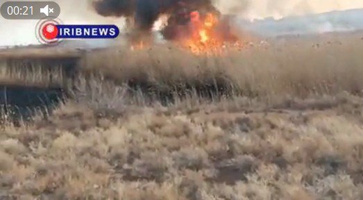 انتشار اولین تصاویر از آتشسوزی نیزارهای پرند در صداوسیما! + عکس