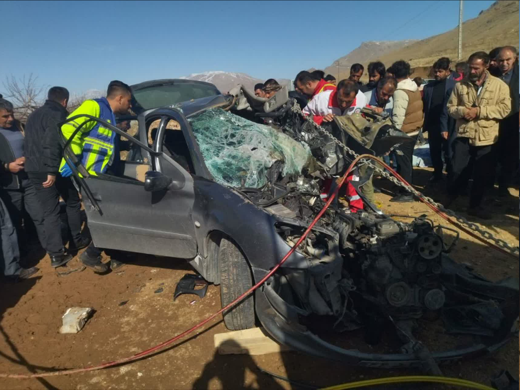 تصادف مرگبار در محور چلیچه به جونقان