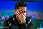 تصاویر | قاب‌هایی از ناراحتی سعید جلیل در نشست خبری فیلم تقاطع نهایی