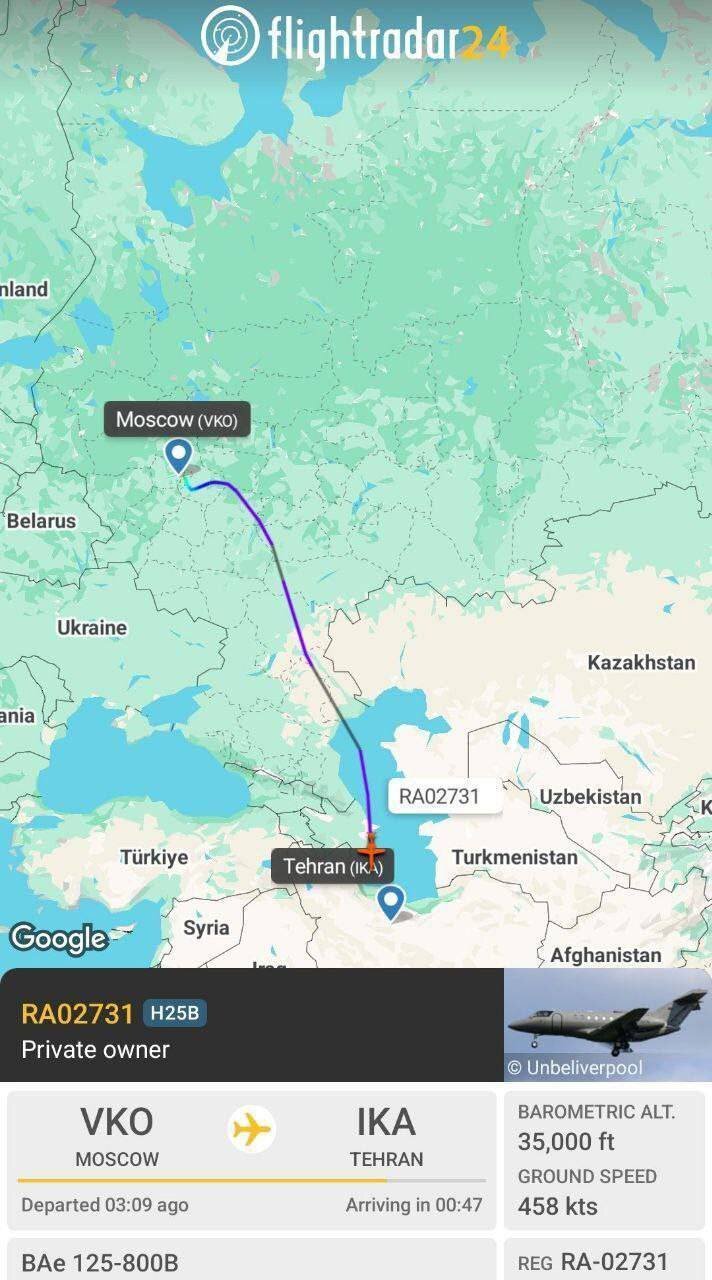 فرود جت مسافربری کوچک روسی در تهران در ساعات شبانه انجام شد. فرود جت مسافربری کوچک روسی در تهران در ساعات شبانه انجام شد.