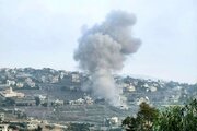 ببینید | حمله اسرائیل به یک ساختمان در جنوب لبنان