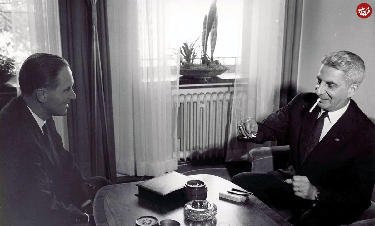 عکس/ «حسن پاکروان» دومین رئیس ساواک در سفرش به آلمان غربی