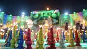 ۱۱۹۲ شمع در آستانه میلاد امام زمان(عج) در کربلا روشن شد