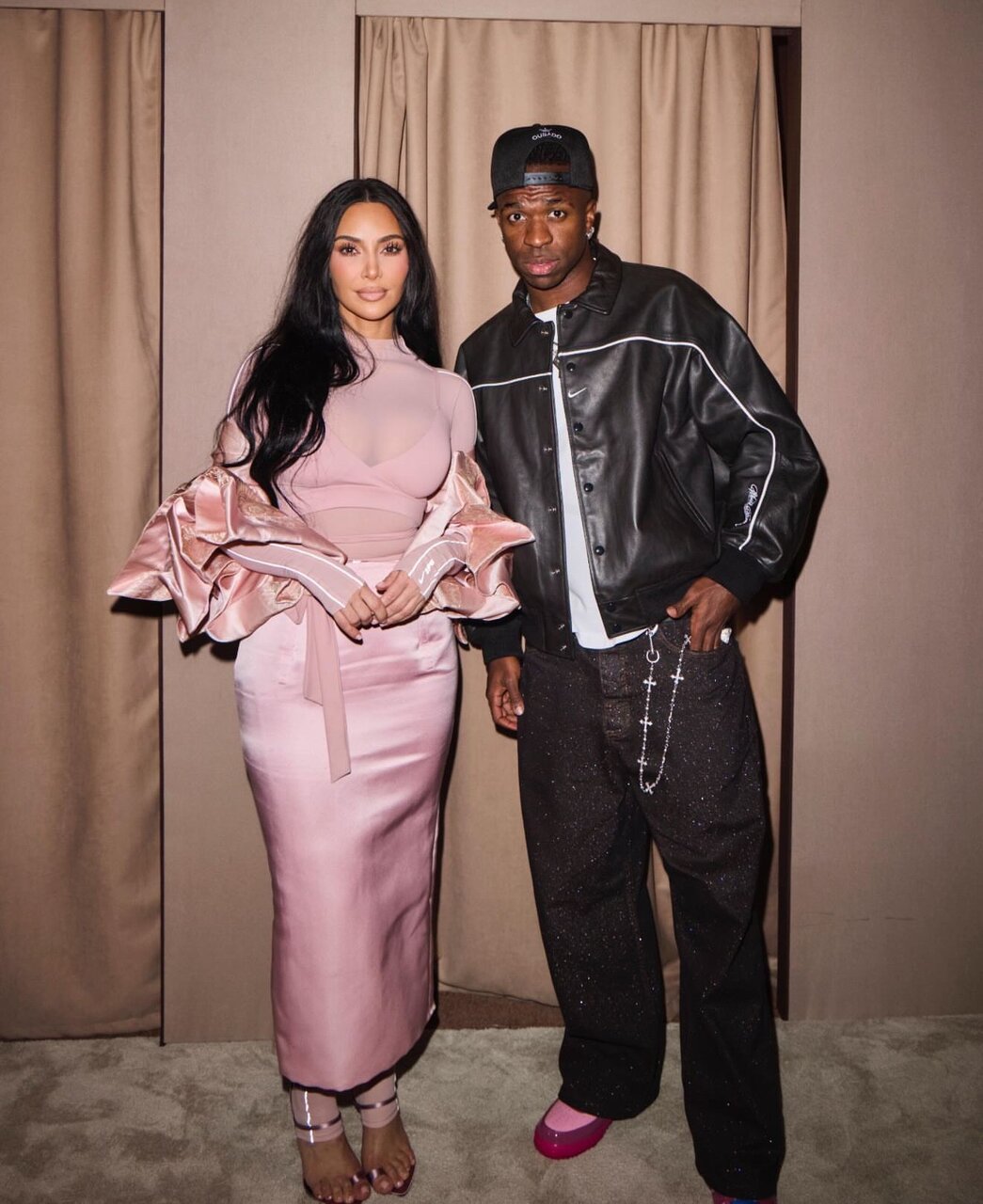 عکس | وینیسیوس و کیم کارداشیان در پاریس!