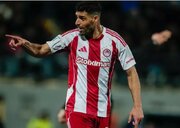 صدرنشینی المپیاکوس با گل و پاس گل طارمی