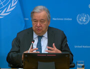 استقبال گوترش از گفت و گوهای ایران و آمریکا در مسقط